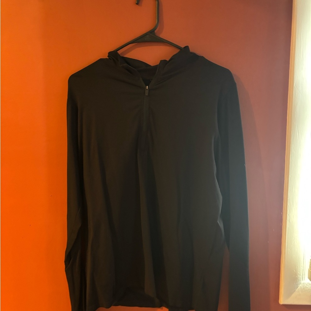 Black Long Sleeve Fabletics Workout Top XL